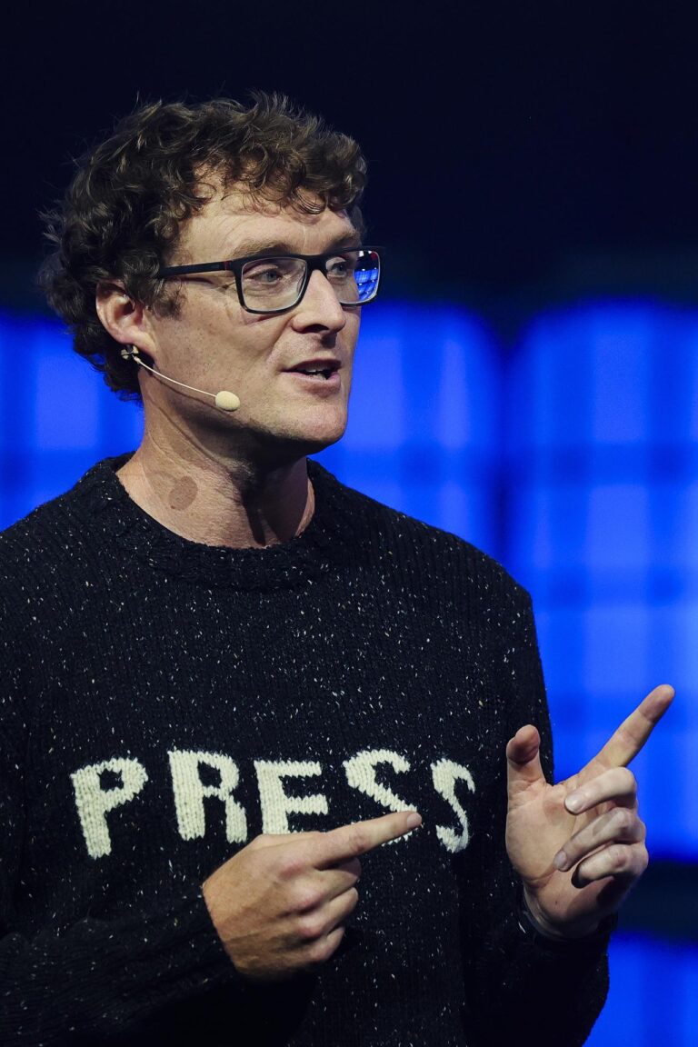 El fundador de la Web Summit, el irlandés Paddy Cosgrave. EFE/EPA/MANUEL DE ALMEIDA