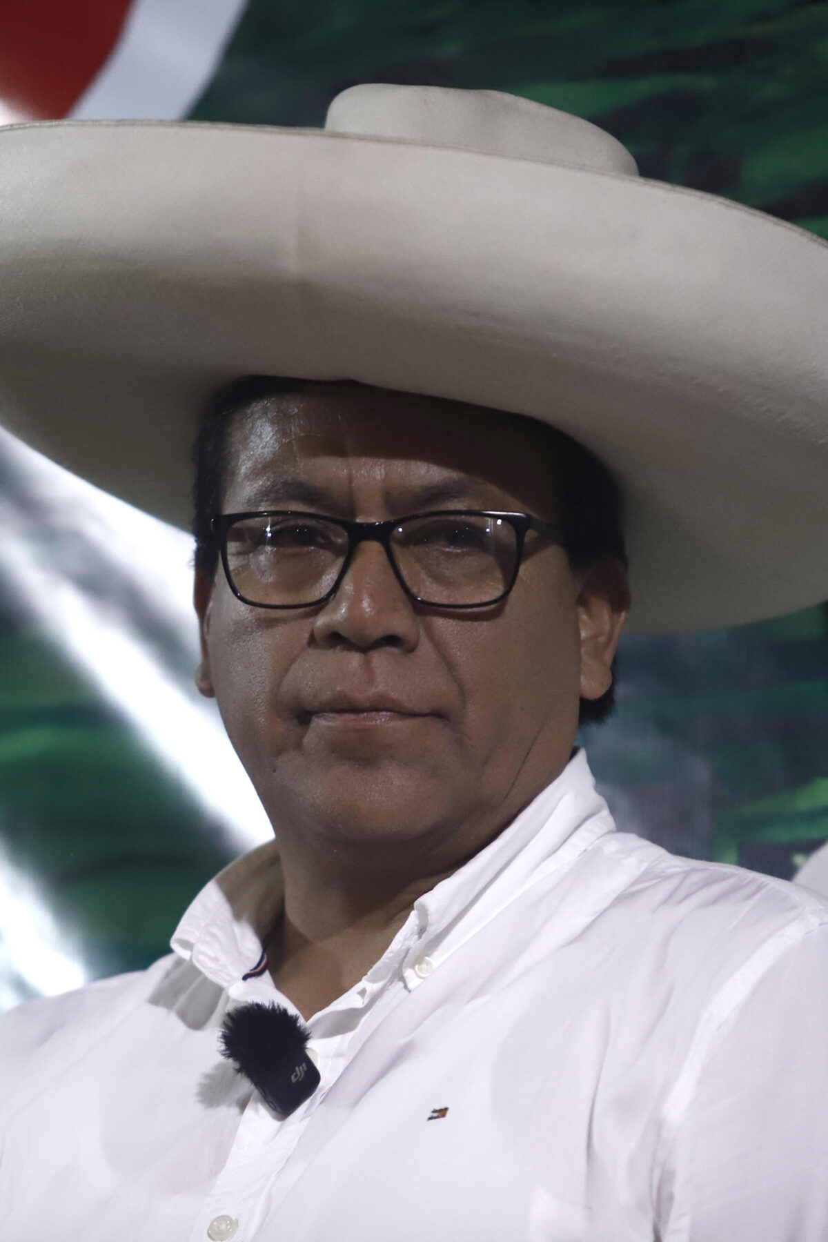 El candidato a la Presidencia de Perú por el partido Juntos por el Perú, Roberto Sánchez, asiste a un evento de campaña este 17 de mayo de 2026, en Lima (Perú). EFE/ Sebastián Blanco Salazar