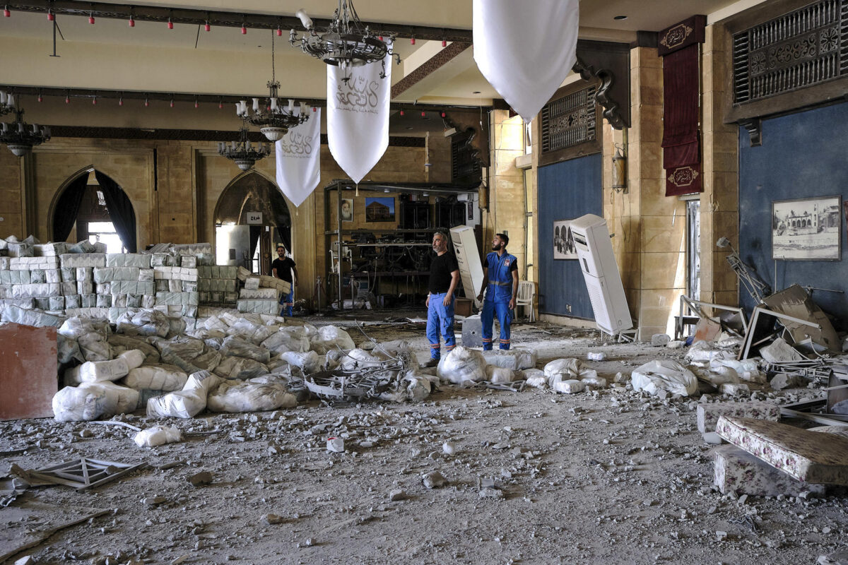 - Destrucción en la ciudad de Nabatieh, sur de Líbano, tras los bombardeos israelíes que han azotado la zona en las últimos meses de conflicto. EFE/Edgar Gutiérrez