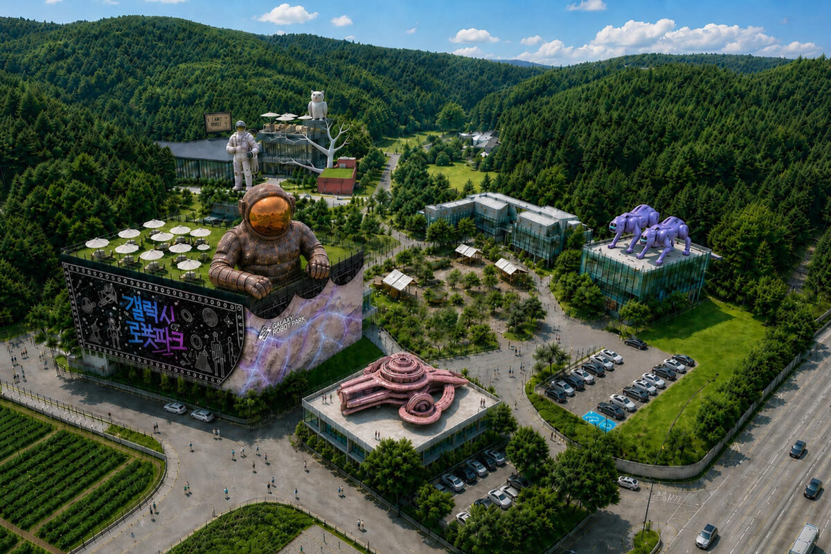 SEÚL (COREA DEL SUR), 21/08/2026.- Robots que boxean controlados por el público, perros mecánicos y humanoides que bailan éxitos de K-pop protagonizan el Galaxy Robot Park, un nuevo espacio en Seúl que abrió este viernes para acercar la inteligencia artificial y la robótica al entretenimiento. EFE/ Galaxy Corp. SOLO USO EDITORIAL/SOLO DISPONIBLE PARA ILUSTRAR LA NOTICIA QUE ACOMPAÑA (CRÉDITO OBLIGATORIO)