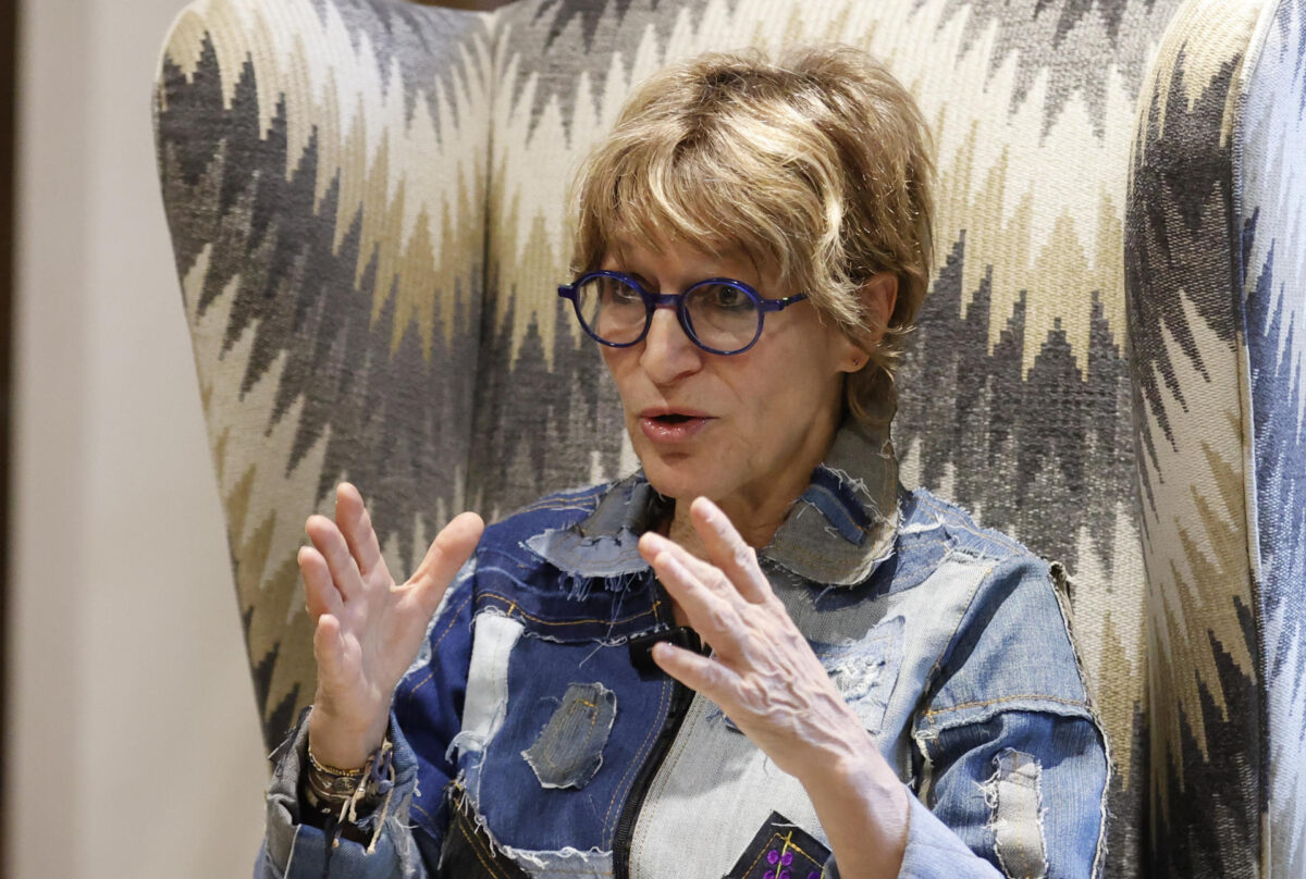 Fotografía del 27 de septiembre de 2026 de la secretaria general de Amnistía Internacional (AI), Agnès Callamard, hablando durante una entrevista con EFE en Bogotá (Colombia).EFE/Mauricio Dueñas Castañeda